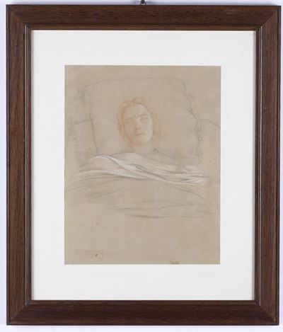 Cesare Maccari (1840-1919) Figura Dormiente