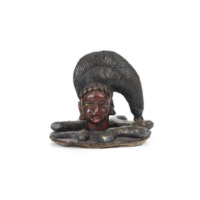 Scultura in Legno Policromo. Arte Africana Secolo XX