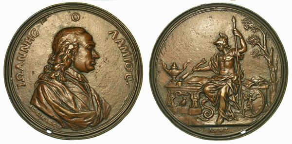 LAMI GIOVANNI, 1697- 1770. Medaglia in bronzo 1747.