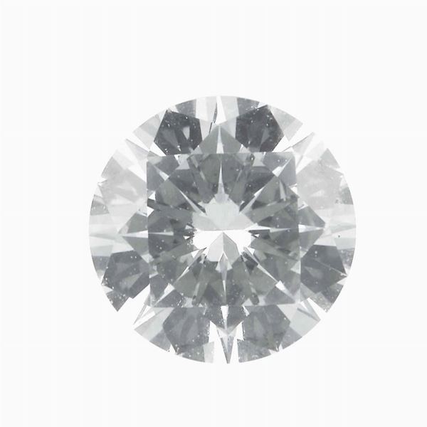 Diamante taglio brillante di ct 0.54, colore E, caratteristiche interne VS2, fluorescenza none