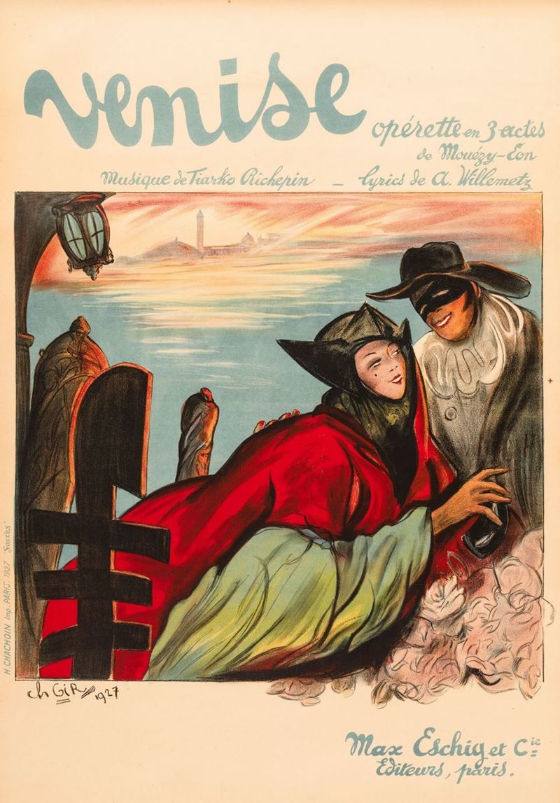 Chgir : Venise Operette  - Auction POP Culture and Vintage Posters - Cambi Casa d'Aste
