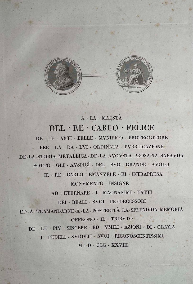 Galeani Napione G. Storia Metallica della Real Casa di Savoia.