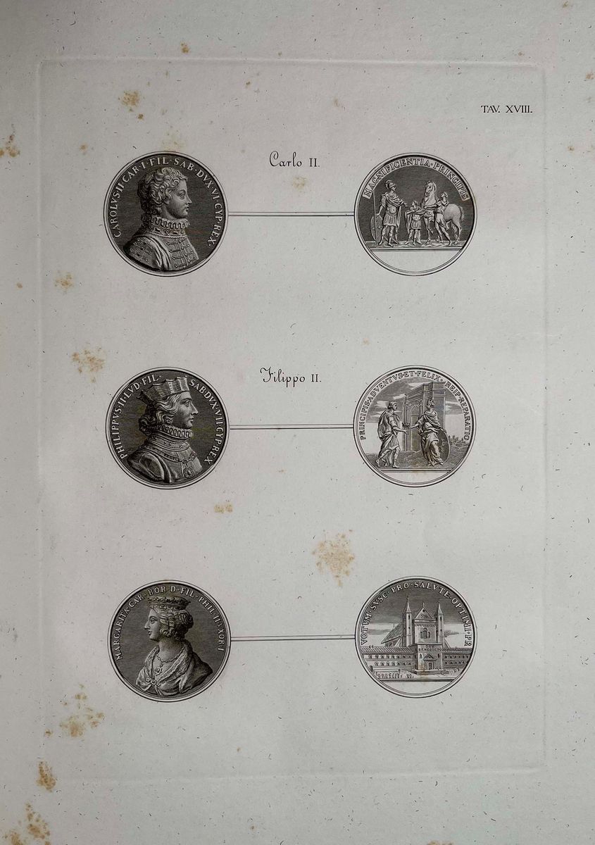 Galeani Napione G. Storia Metallica della Real Casa di Savoia.