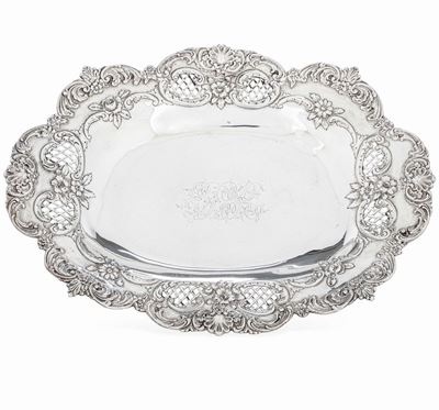 Cestino. Argento Fuso, Sbalzato, Traforato e Cesellato. Tiffany, Usa, 1890-0902