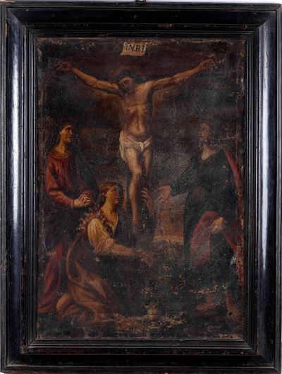 Scuola del XVII Secolo Cristo Crocifisso