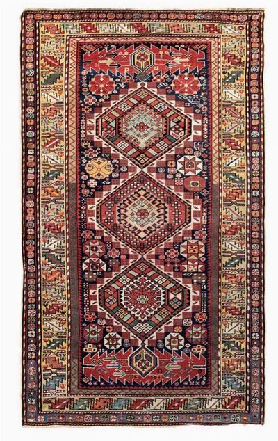 Tappeto Shirvan Gupba, Caucaso Seconda Metà XIX Secolo