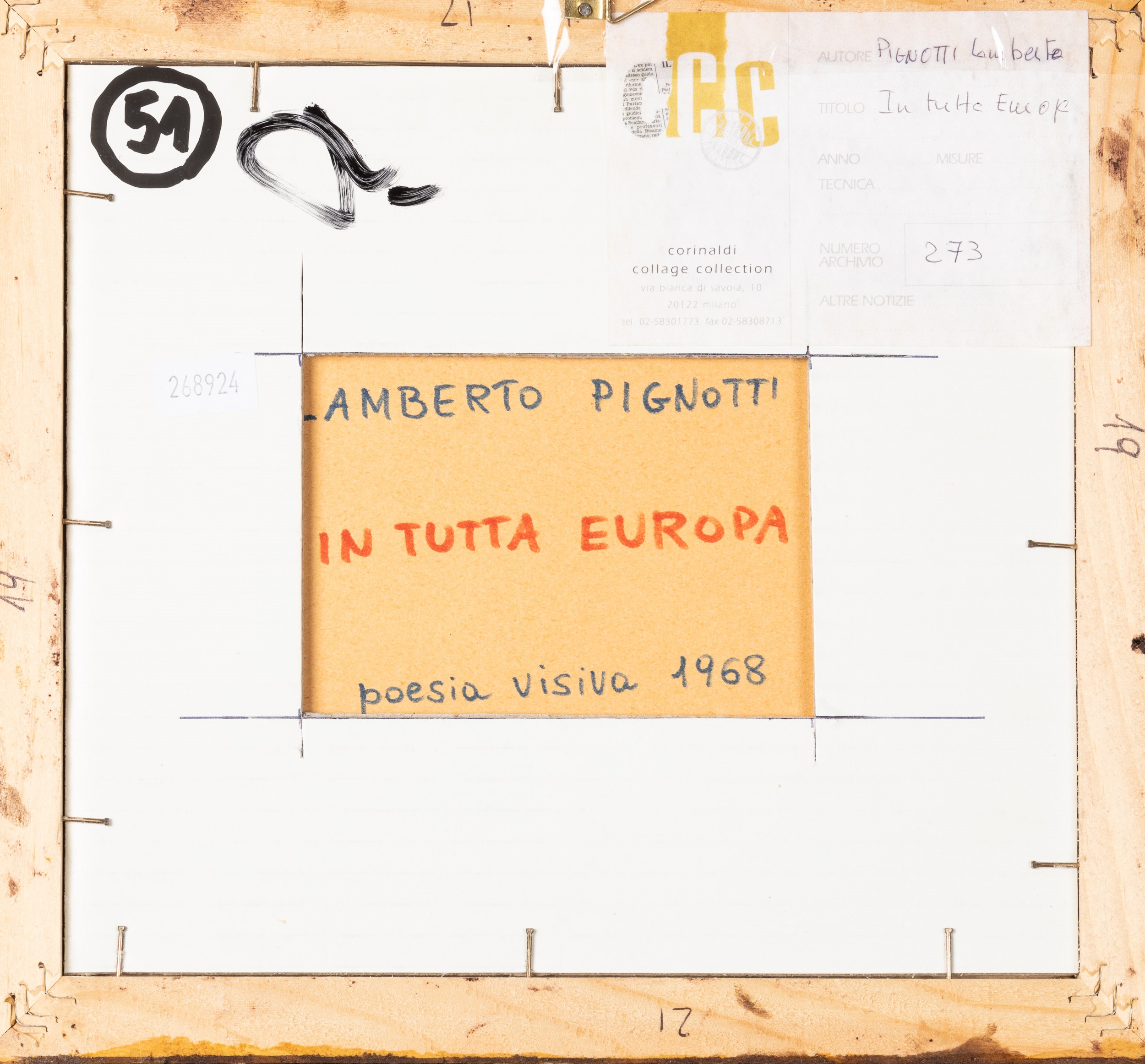 Lamberto Pignotti - In Tutta Europa