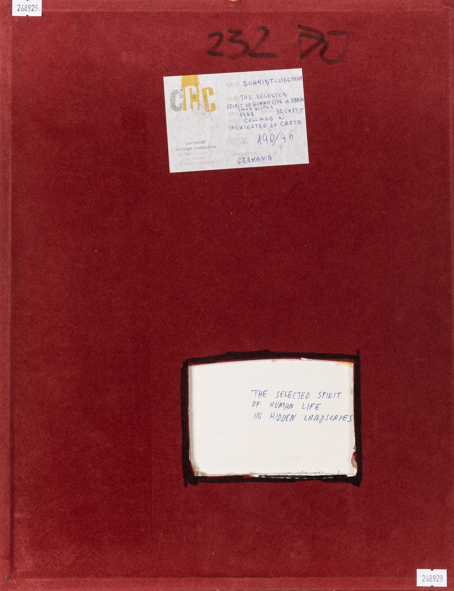 Siegfried Schmidt - The Selected Spirit Of Human Life in Hidden Landscapes