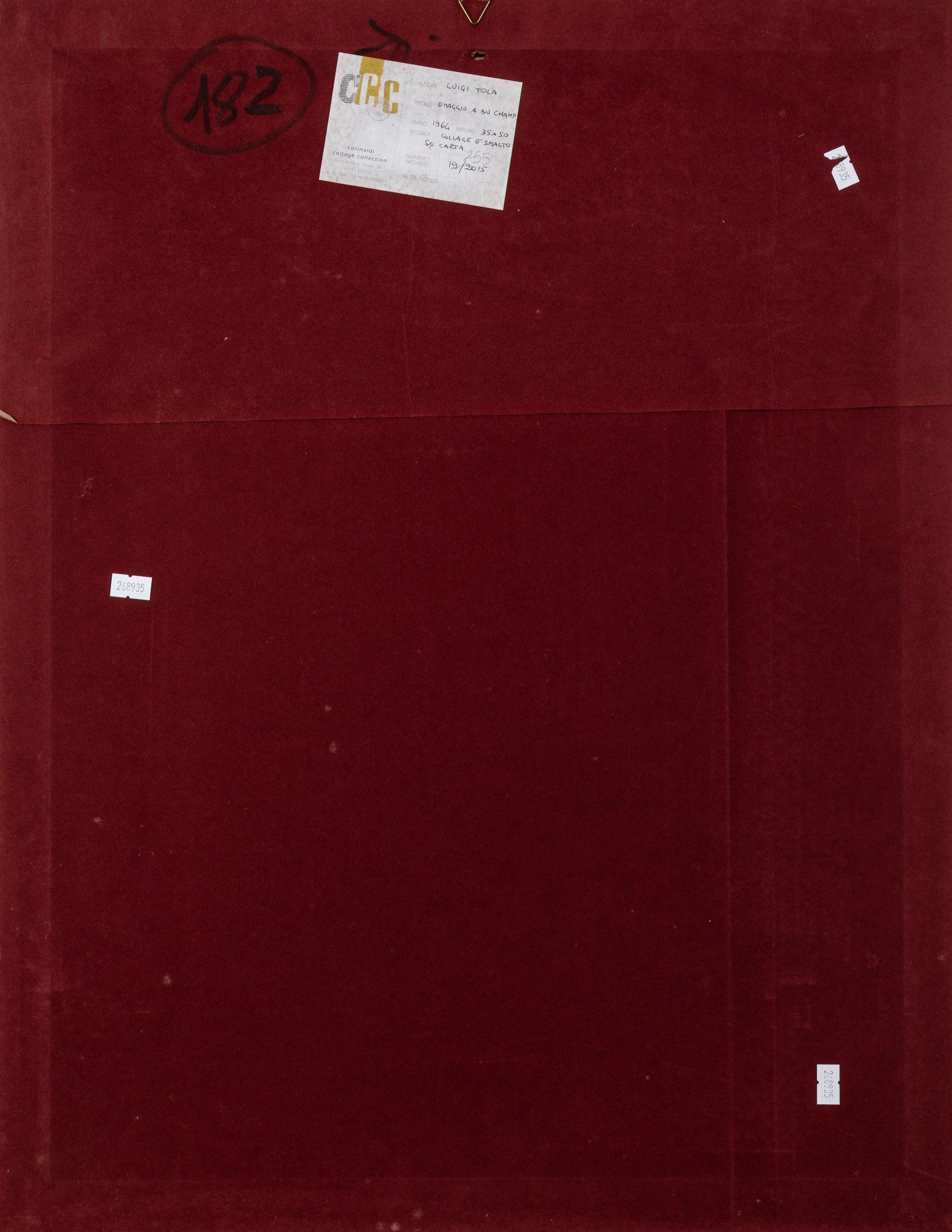 Luigi Tola - Omaggio a Duchamp