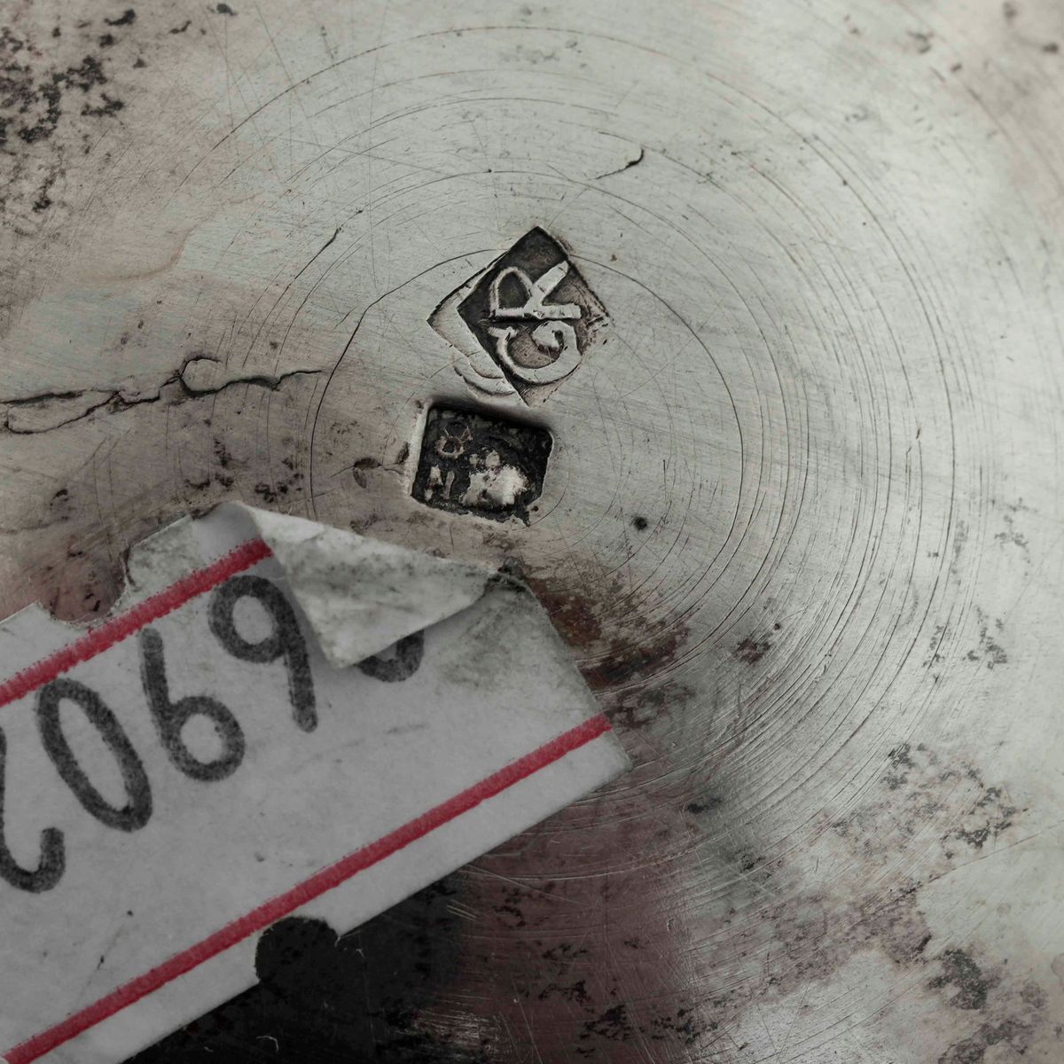 Saliera in Argento. Napoli XIX Secolo