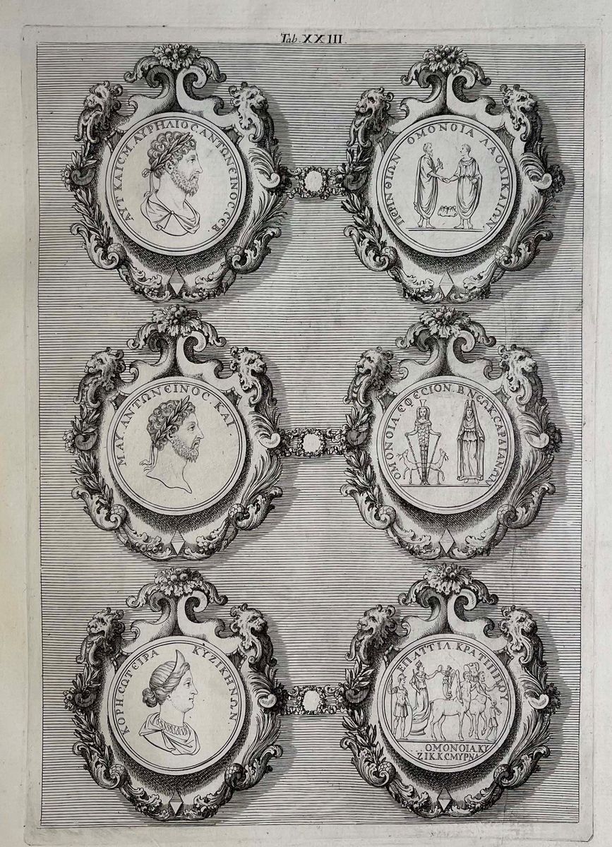 (inc. Faldoni G.a.). Numismata Aerea Selectiora Maximi Moduli e Museo Pisano Olim Corrario, Apud ...