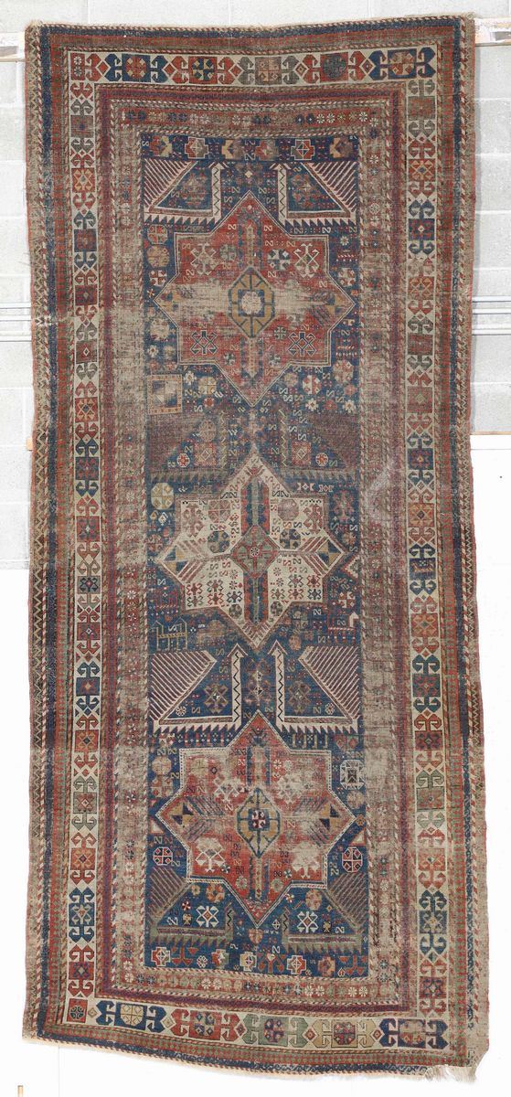 Tappeto Kazak, Caucaso fine XIX secolo  - Auction Carpets - Cambi Casa d'Aste