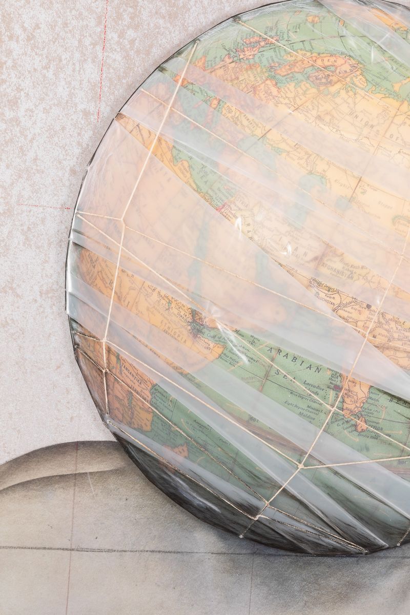 Christo - Wrapped Globe (eurasian Hemisphere)