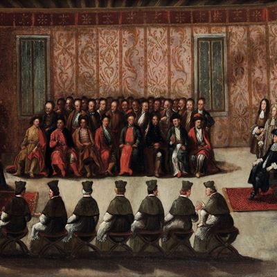 Nobili Riuniti nel Palazzo Ducale di Venezia