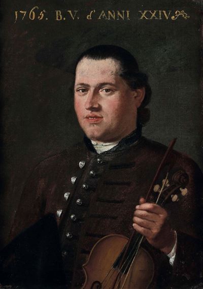 Scuola Lombarda del XVIII Secolo Ritratto di Musicista