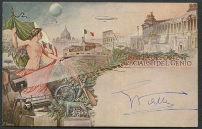 1910/1941, Quattro Bellissime Cartoline a Soggetto Aviatorio