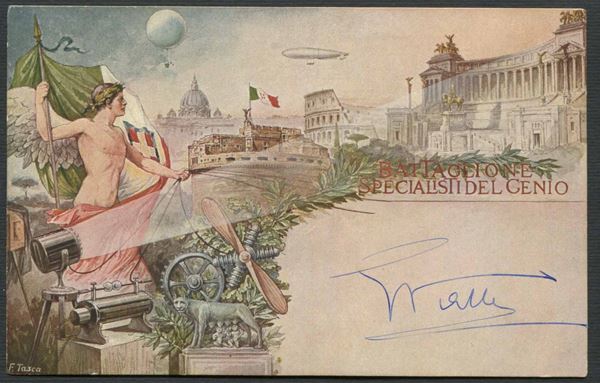 1910/1941, Quattro bellissime cartoline a soggetto aviatorio