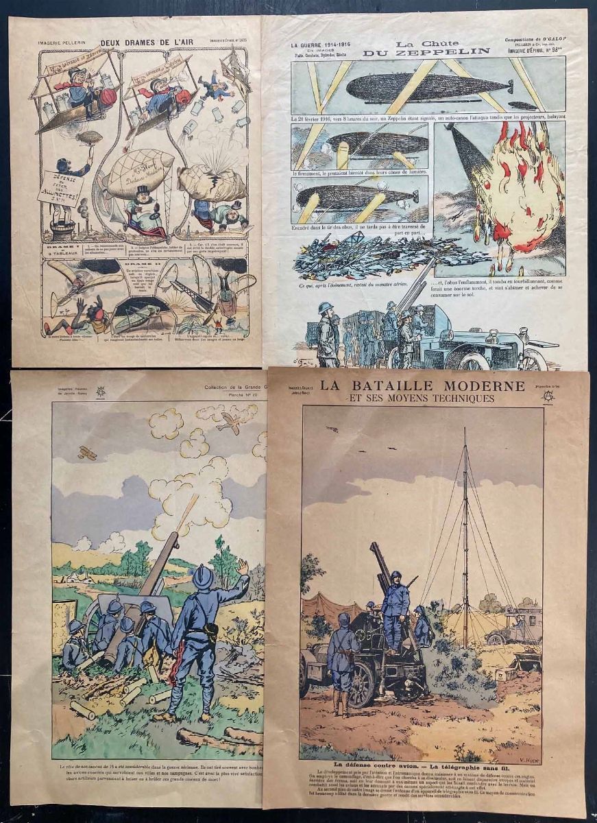 1900/1940, Grande Insieme di Giornali, Manifesti, Volantini, Stampe, Fotografie Originali, Cartol...