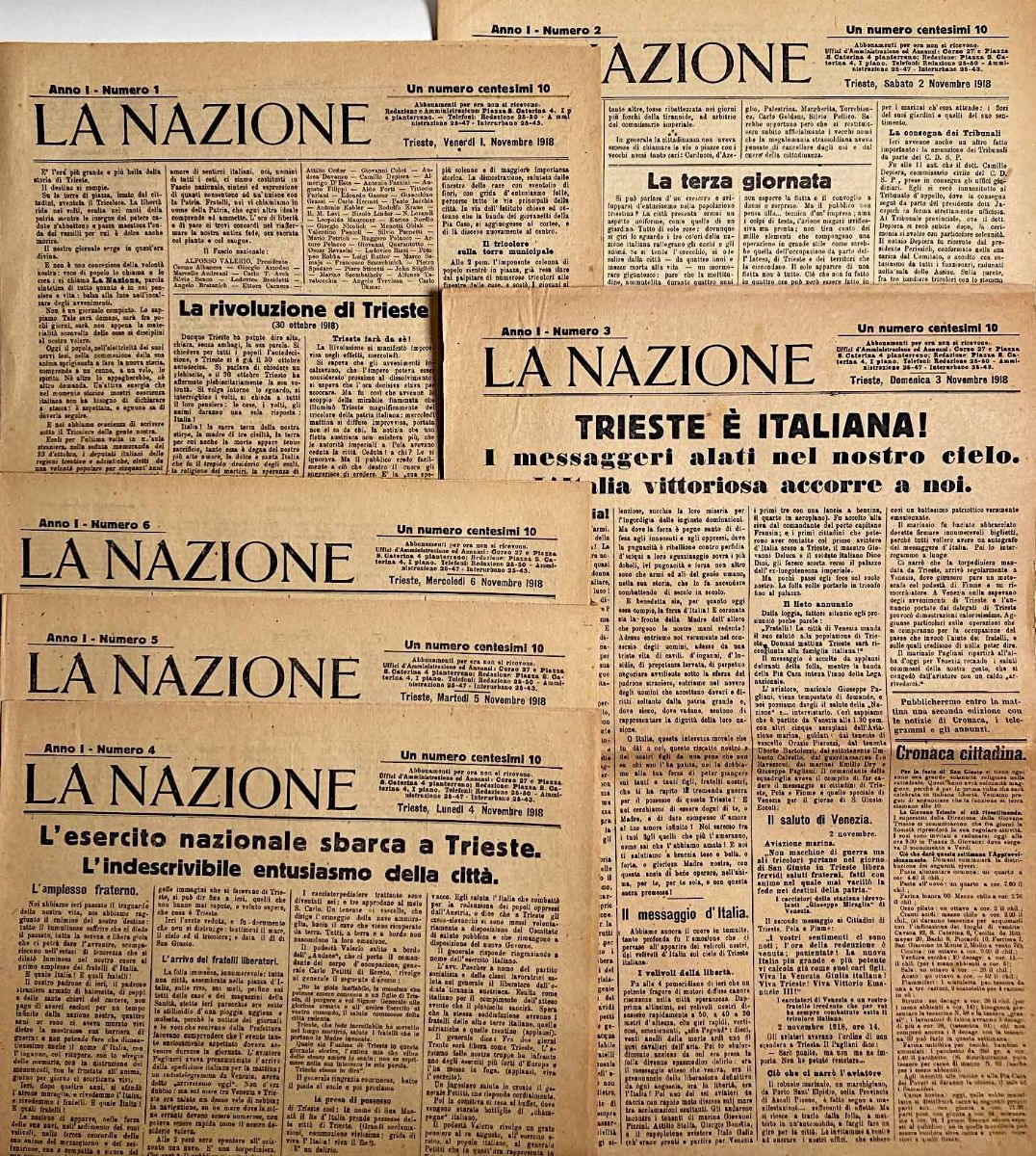 1900/1940, Grande Insieme di Giornali, Manifesti, Volantini, Stampe, Fotografie Originali, Cartol...
