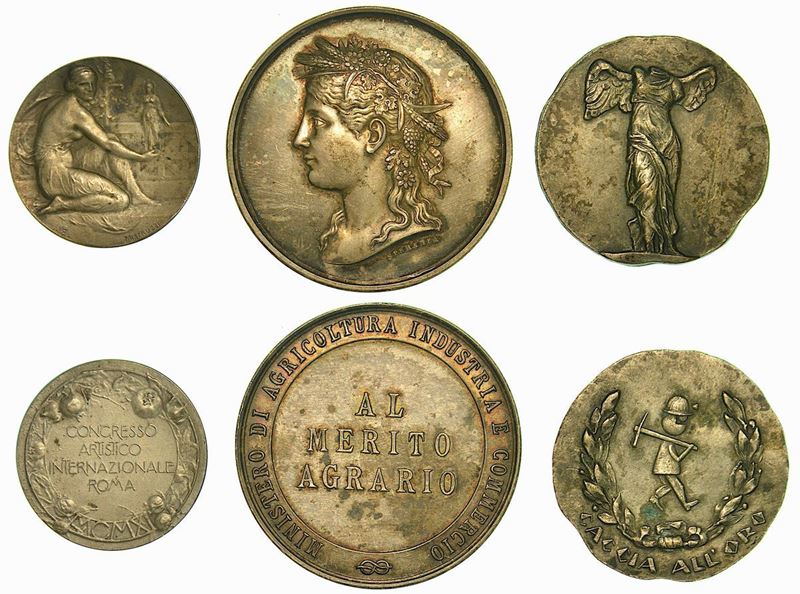 ITALIA. Lotto di tre medaglie.  - Auction Numismatics - Cambi Casa d'Aste