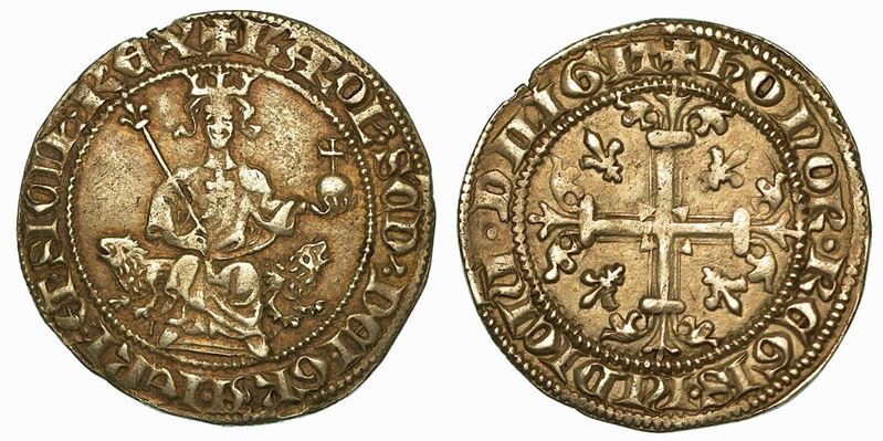 NAPOLI. CARLO II D'ANGIÒ, 1285-1309. Gigliato.  - Auction Numismatics - Cambi Casa d'Aste