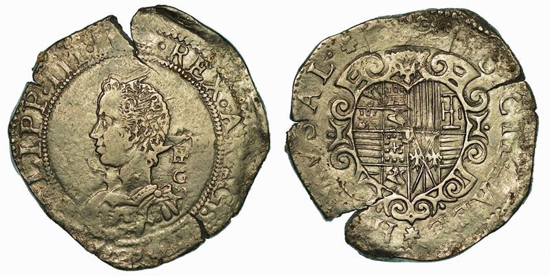 NAPOLI. FILIPPO III D'ASBURGO, 1598-1621. Mezzo ducato.  - Auction Numismatics - Cambi Casa d'Aste