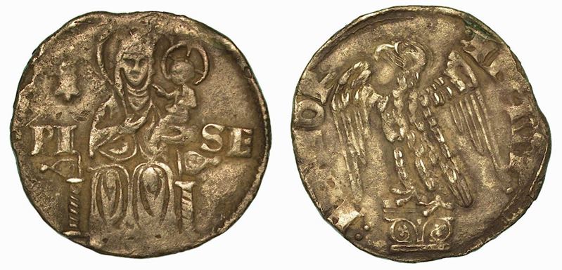 PISA, REPUBBLICA. A NOME DI FEDERICO I, 1155-1312. Grosso da due soldi.  - Auction Numismatics - Cambi Casa d'Aste