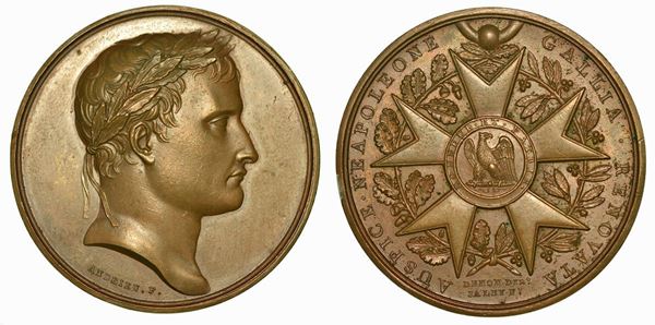 PRIMA DISTRIBUZIONE DELLA LEGION D'ONORE. Medaglia in bronzo 1804.