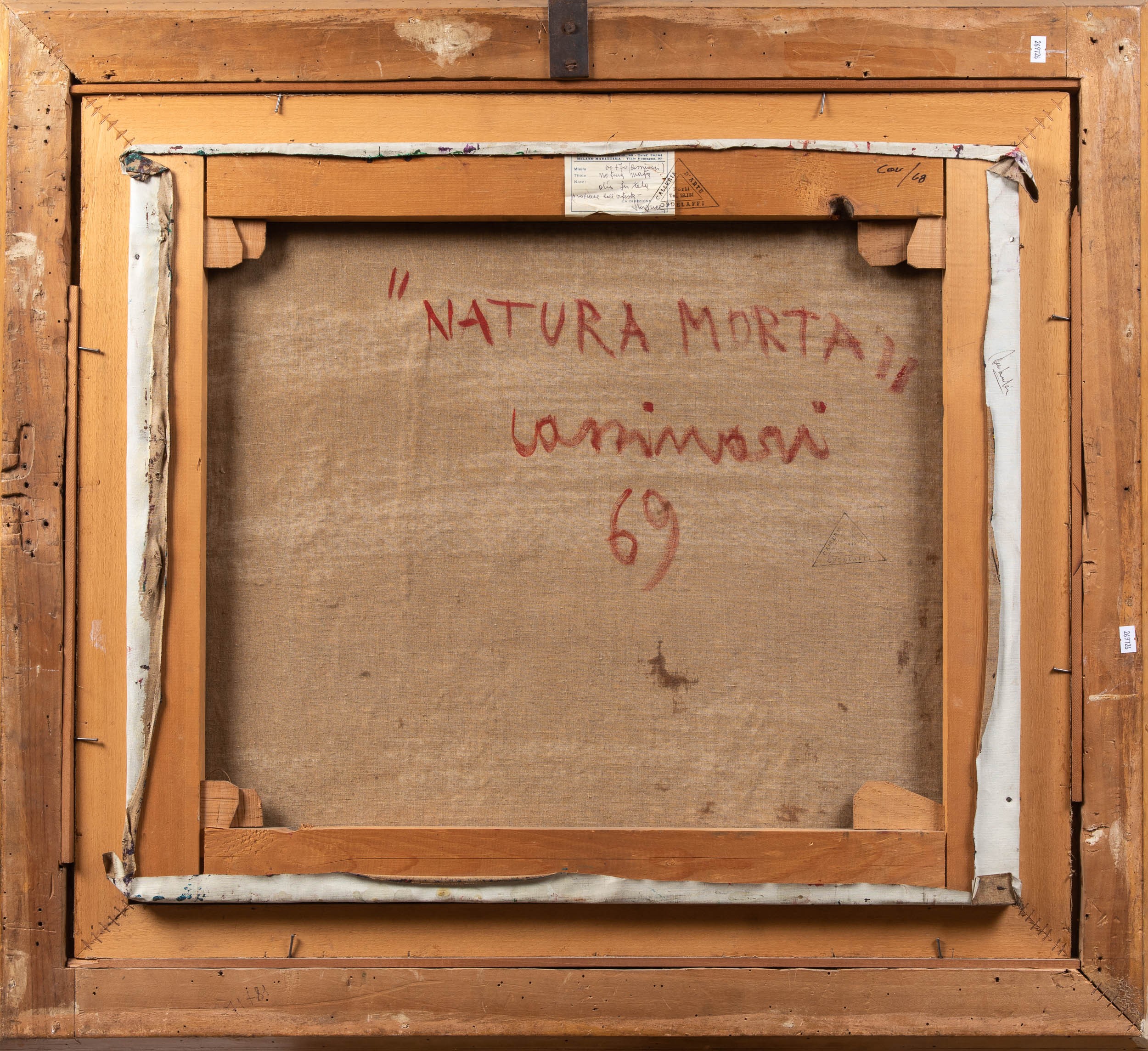 Bruno Cassinari - Natura morta, olio su tela