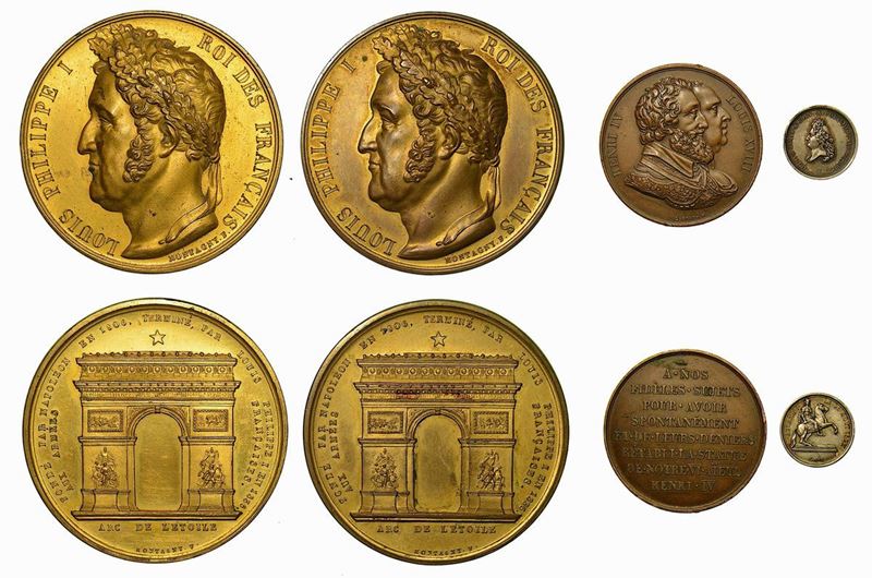 FRANCIA. Lotto di quattro medaglie.  - Asta Numismatica - Cambi Casa d'Aste