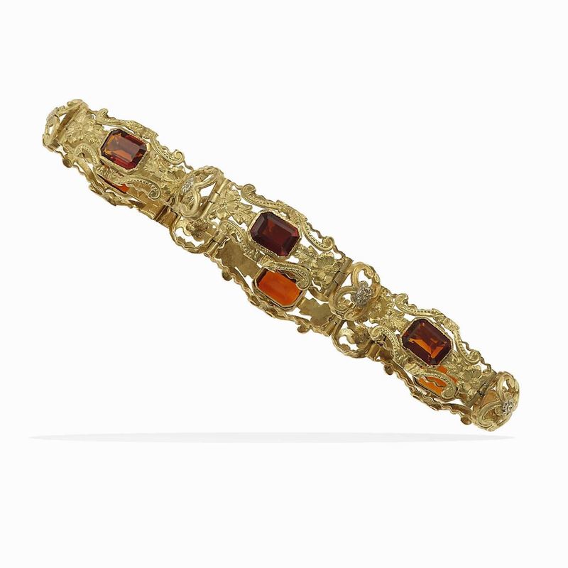 Citrine and gold bracelet  - Auction Fine Jewels - Cambi Casa d'Aste