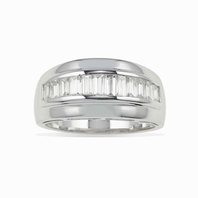 Anello con Diamanti Taglio Baguette per Ct 1.20 Circa