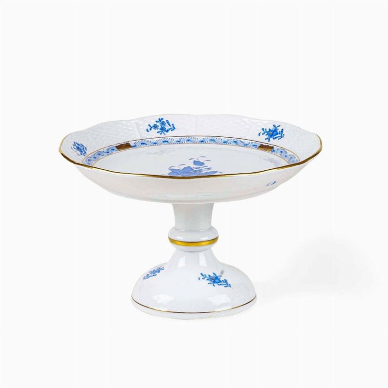 Alzatina “Apponyi Blue” Ungheria, Manifattura Herend, XX secolo  - Auction L'Art de la Table - Cambi Casa d'Aste