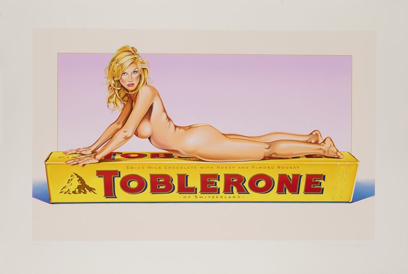 Mel Ramos : Toblerone  - litografia - Asta Prints and Multiples - Cambi Casa d'As [..]