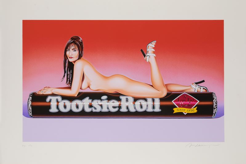 Mel Ramos : Tootsie Roll  (2007)  - litografia - Asta Prints and Multiples - Cambi  [..]