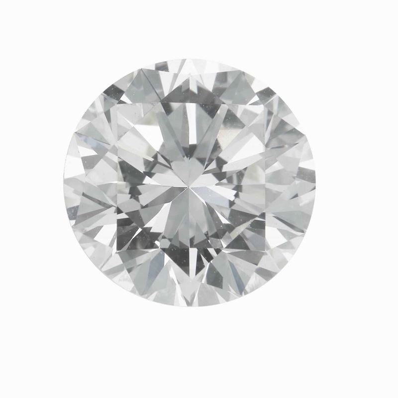 Brilliant-cut diamond weighing 3.59 carats. Gemmological Report R.A.G. Torino n. D22049mn  - Auction Fine Jewels - Cambi Casa d'Aste