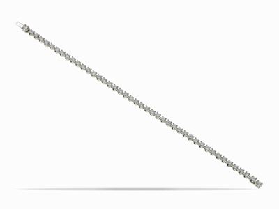 Bulgari. Bracciale Tennis con Diamanti Taglio Brillante per Ct 4.00 Circa