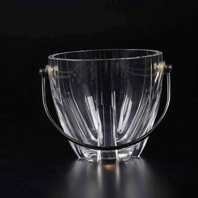 Secchiello Portaghiaccio “neptune”francia, Manifattura Baccarat, 1988-1993