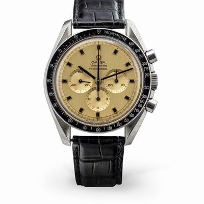 Speedmaster 145.022 Cronografo Professionale a Carica Manuale, Tre Contatori, Cassa in Acciaio e ...