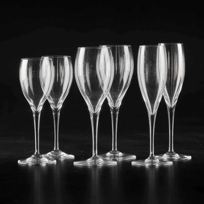 Servizio di Calici “oenologie”francia, Manifattura Baccarat, XX Secolo