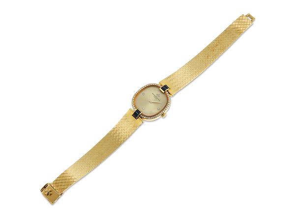 Vacheron &amp; Constantin - Vacheron & Constantin, gold, diamond and sapphire lady's wristwatch