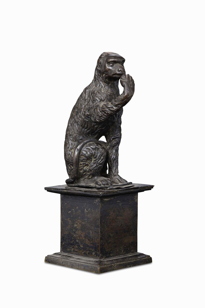 Scimmia. Bronzo Fuso e Patinato. Arte Veneta del XVI Secolo. Andrea Briosco Detto Riccio (padova ...