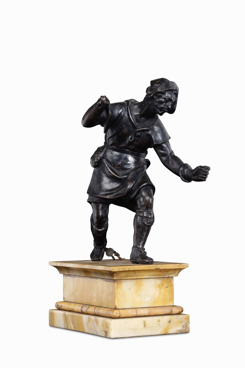 Uccellatore. Bronzo Fuso e Patinato. Arte Toscana del XVI Secolo. Ambito di Gianbologna (1529-160...