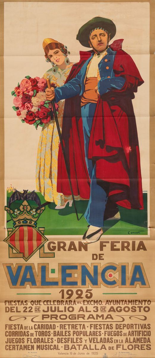 Gran Feria de Valencia 1925  - Asta POP Culture e Manifesti d'Epoca - Cambi Casa d'Aste