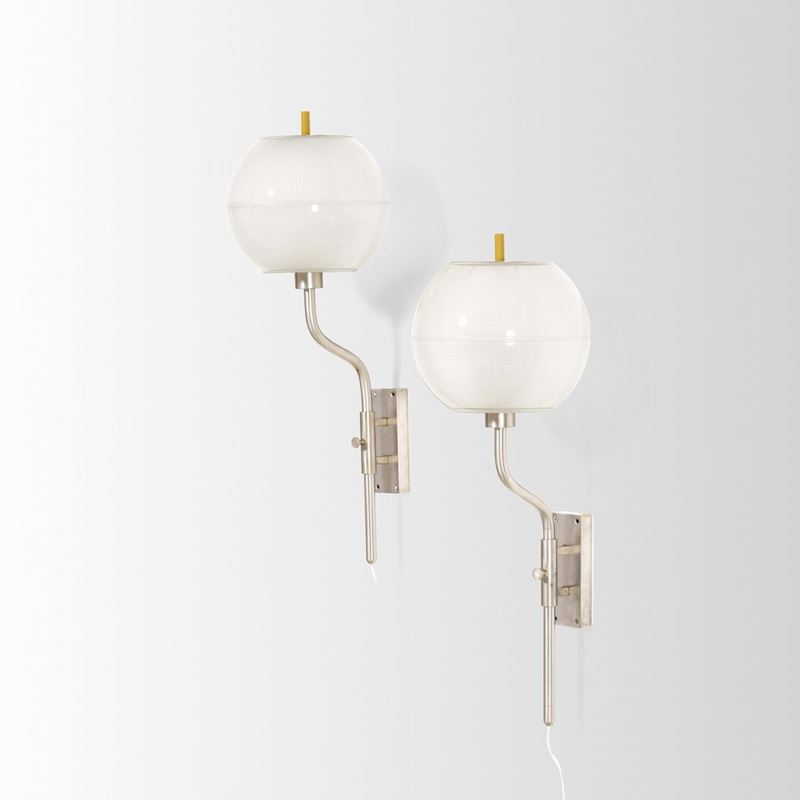 Stilnovo : Coppia di lampade da parete  - Auction Design - Cambi Casa d'Aste