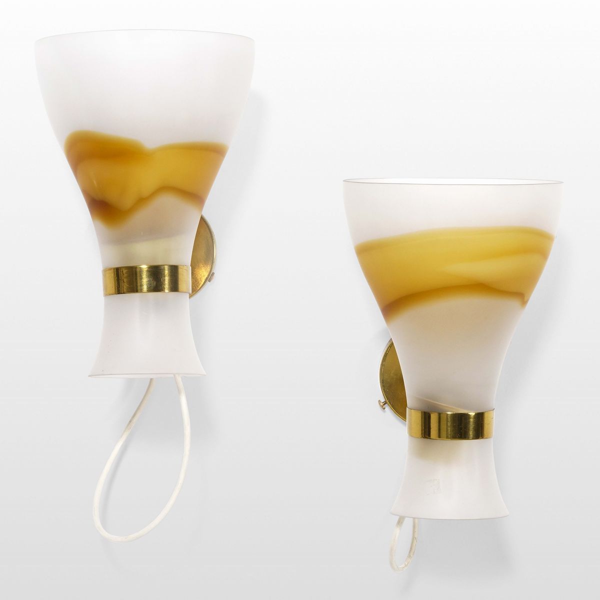 Venini - Due Lampade a Parete Mod. 802.4