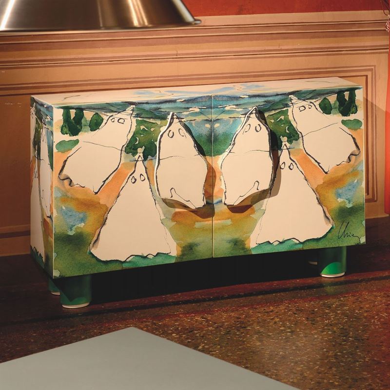 Sandro Chia : Credenza mod. Fantasmagorica  - Auction Fine Design - Cambi Casa d'Aste
