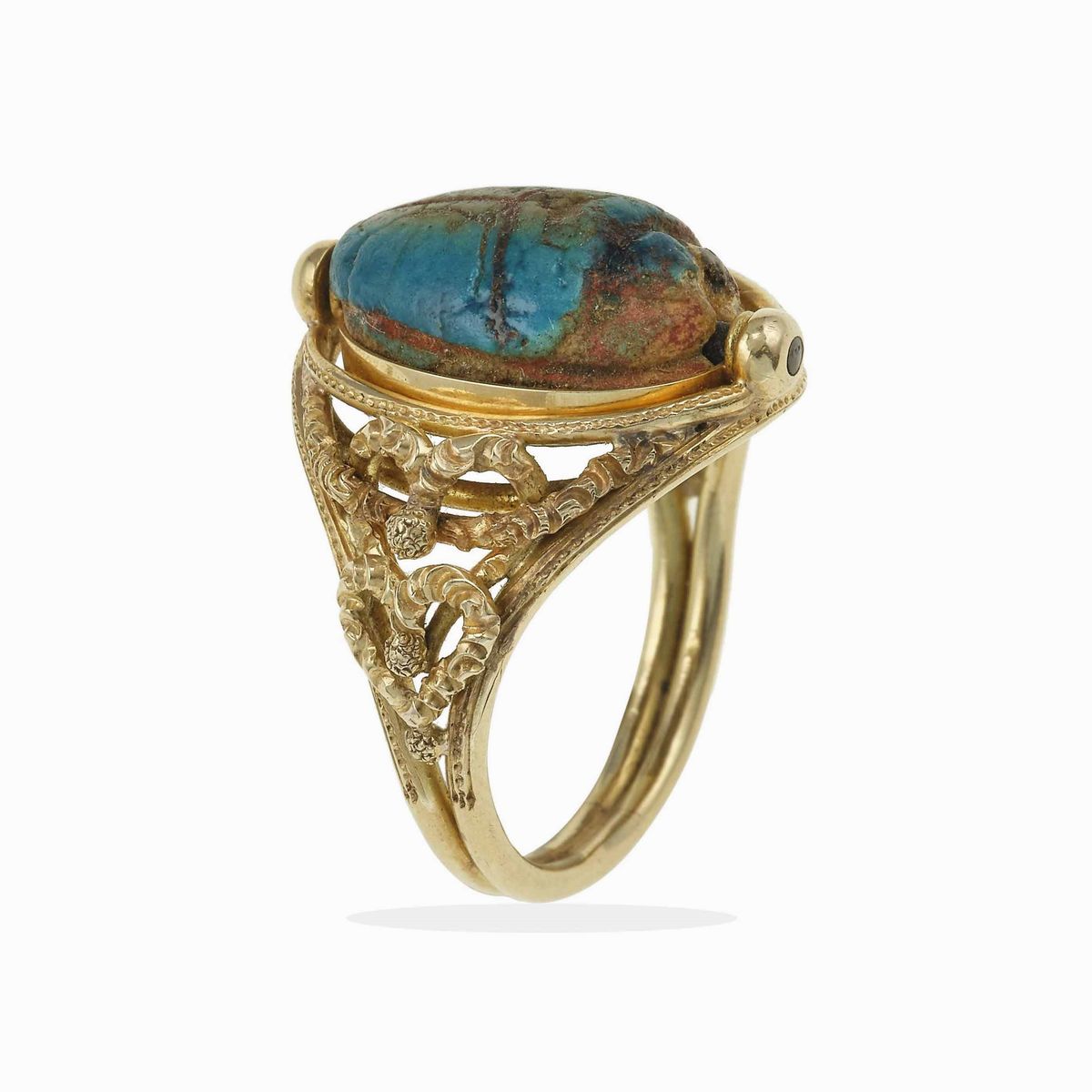 Anello con Pietra Dura Incisa