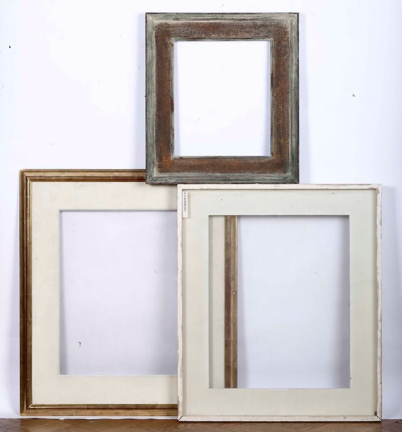 Lotto di tre cornici  - Auction Antique Frames - Cambi Casa d'Aste