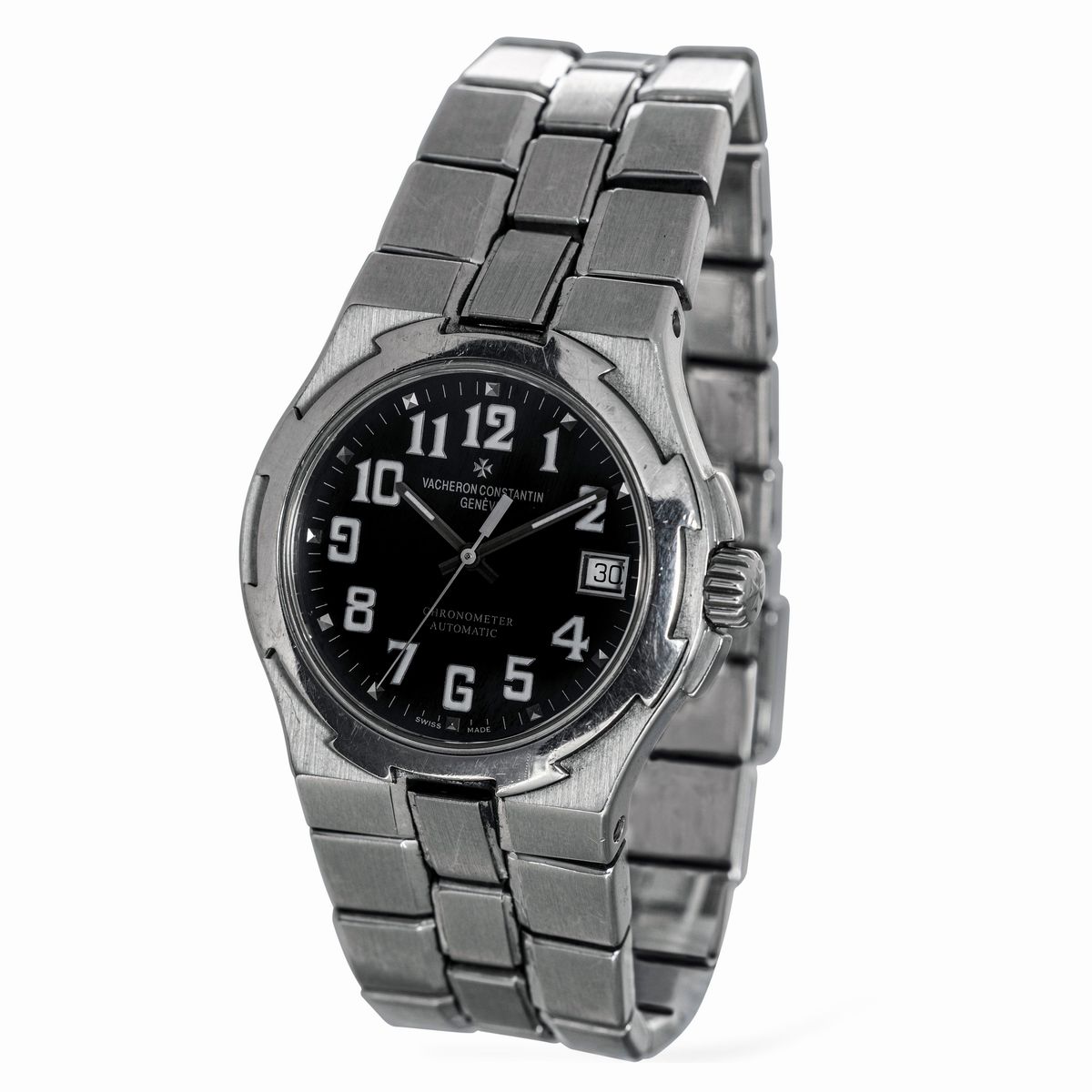 Vacheron & Constantin - Overseas Ref 42042 in Acciaio, Movimento Automatico, Quadrante Nero con N...